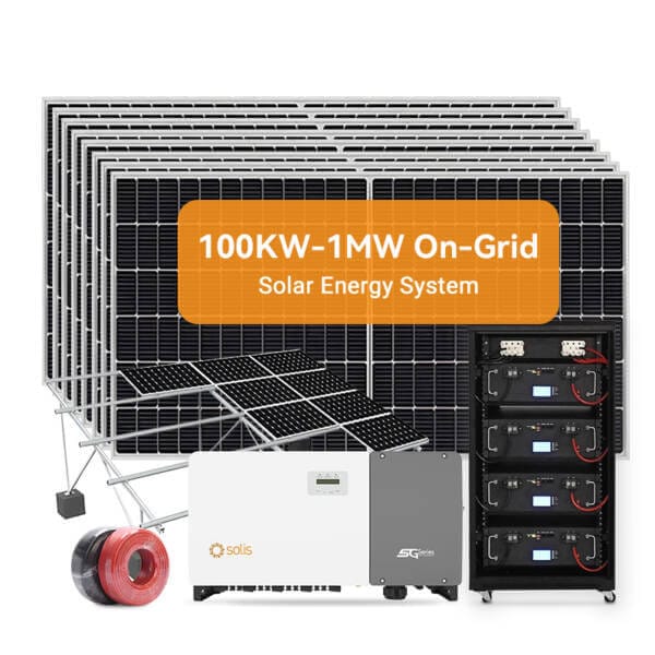 Complete Solis Solar System - Inverter, PV Panels, and Mounting Structure