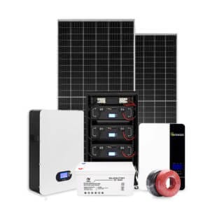 Growatt Off-Grid Solar System - Complete Solar + Battery Power Solution for Remote Areas