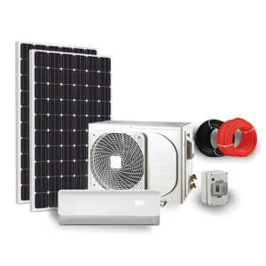 Deye Hybrid Solar Air Conditioner - 12000/18000/24000 BTU, Solar + Grid Powered
