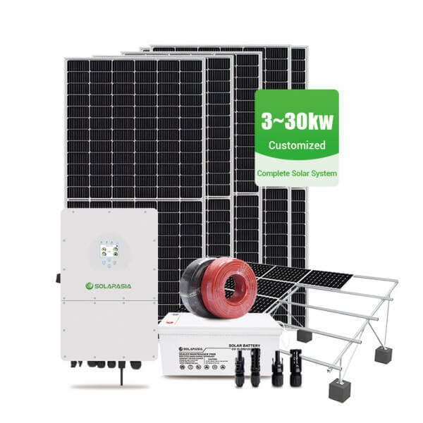 Deye Hybrid Solar System - Complete Solar + Battery + Grid Power Solution for Homes