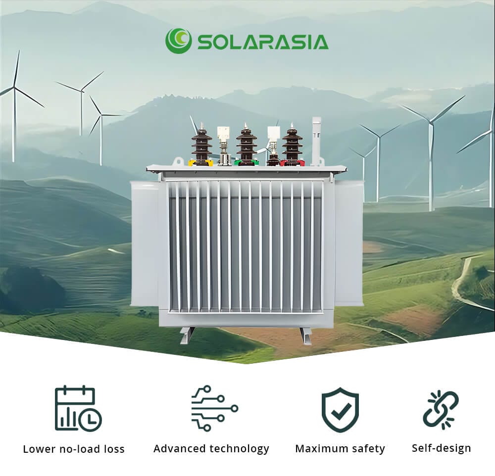 35KV oil immersed transformer, high-voltage power transformer, industrial electrical transformer
