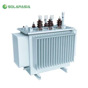 11kV oil immersed distribution transformer for industrial and utility power supply.