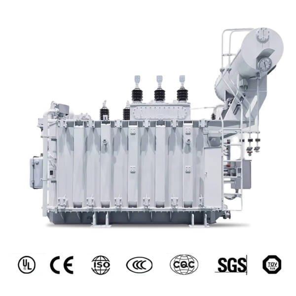 Graphic showcasing relevant international certification logos such as ISO, IEC, CE, UL, or others applicable to the transformer.