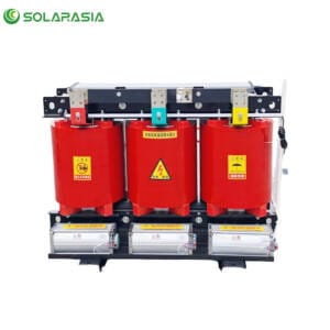 100KVA Dry Type Transformer isolated on white background for clear product visualization.