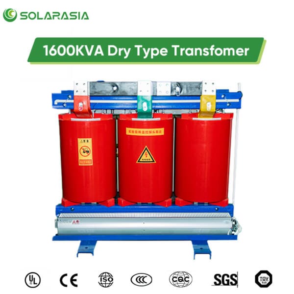 Collage of international safety and quality certificates and approvals obtained for our 1600KVA Dry Type Transformer products (e.g., UL, CE, IEC).