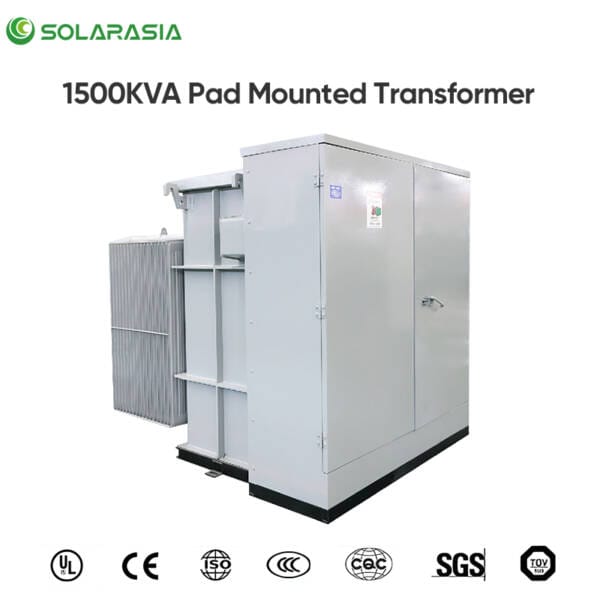 UL, CUL, and other international certifications for 1500KVA Pad Mounted Transformer.