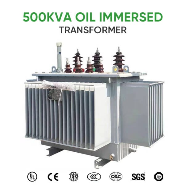 Compliance certificates and quality standards met for our 500KVA oil immersed transformers (e.g., ISO, CE, IEC)