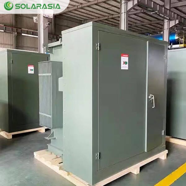 2500KVA American Box-Type Substation units undergoing assembly and quality checks on the modern production line.
