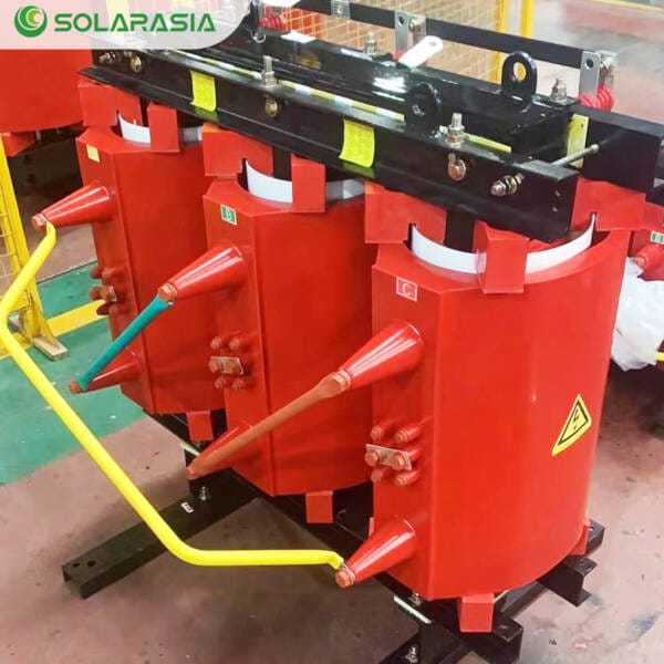Detailed side perspective of 800KVA Dry Type Transformer