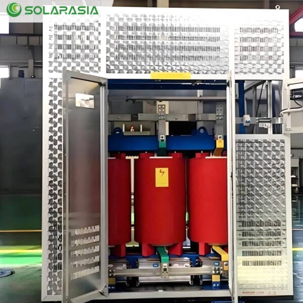 400KVA Dry Type Transformer installed inside an electrical switchgear room or panel, showing real-world application.