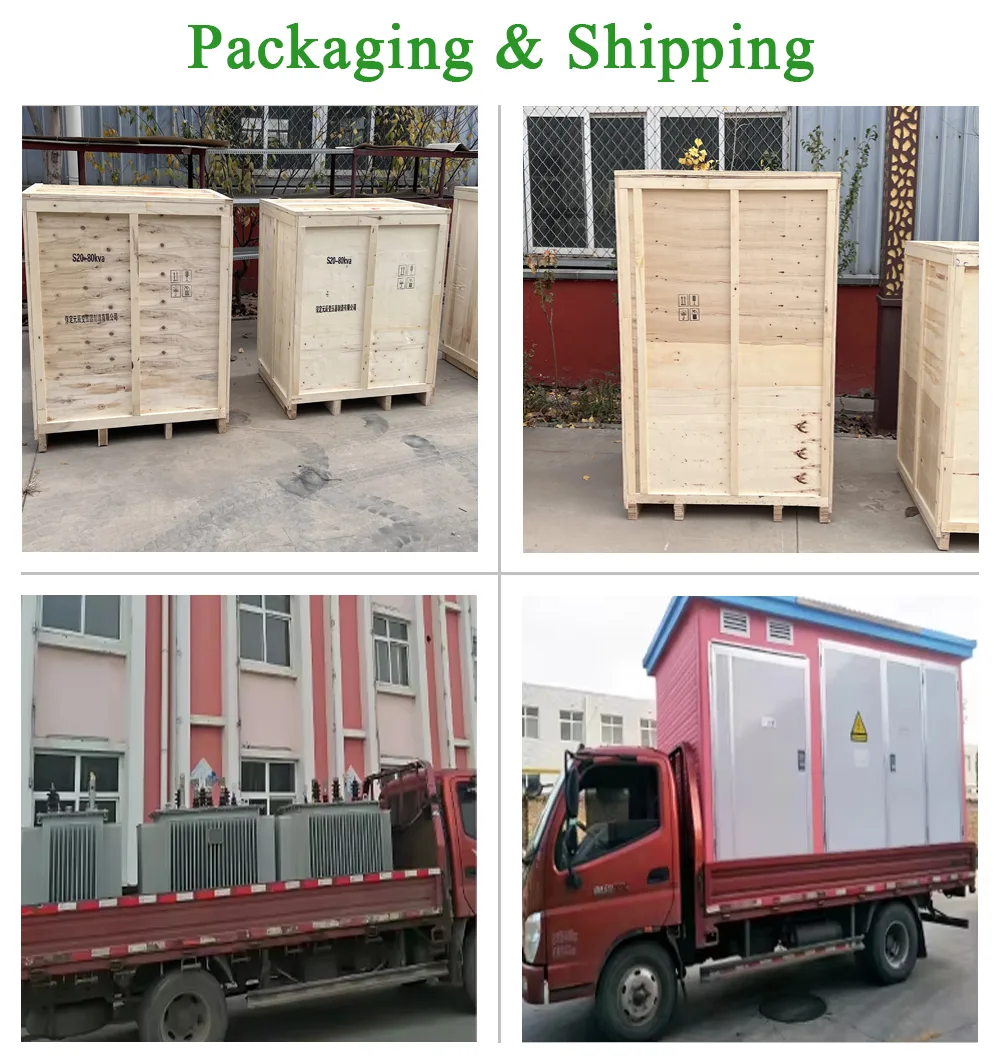 Export packaging of 11KV dry type transformer for shipping