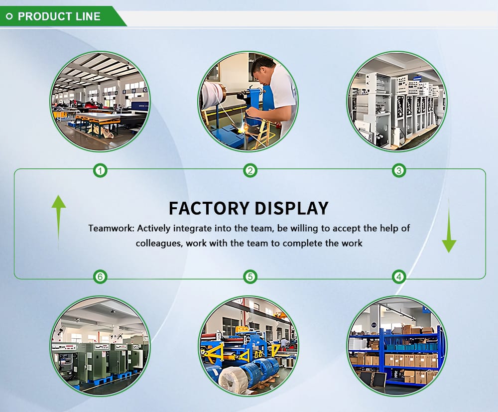 Collage of six images showing various stages of the production line for manufacturing a 1600KVA Dry Type Transformer, including winding, curing, and assembly.