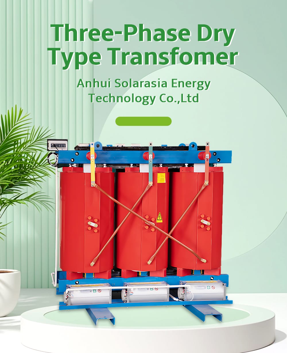 Professional front view of a high-efficiency, safe, and robust 2500KVA Dry Type Transformer for industrial and commercial applications.