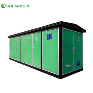 Primary overview of the 250KVA European Box Type Substation, showcasing its robust external structure and compact design for efficient power distribution.