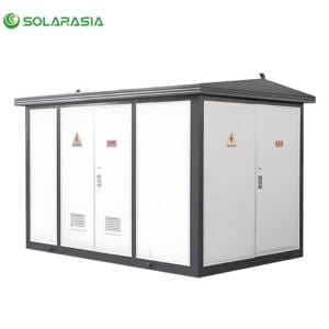 Primary showcase of the 315KVA European Box Type Substation, highlighting its robust and modern enclosure design for reliable power distribution.