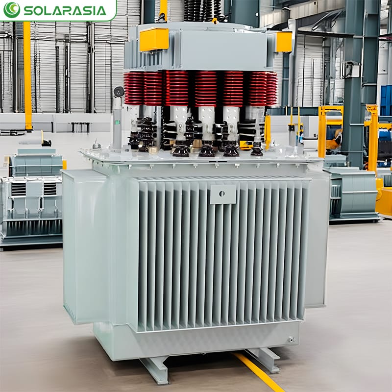 Assembly process of 50KVA oil immersed transformer in the factory