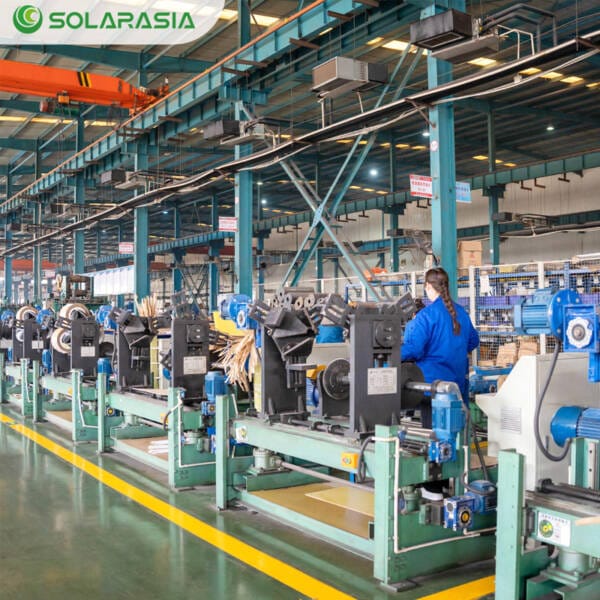 Inside view of the factory where the 630KVA European Box Type Substation is manufactured with precision and quality control.