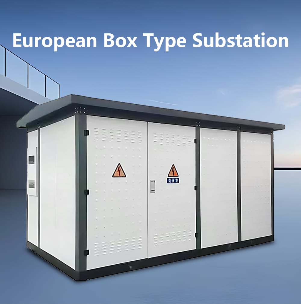 Primary image of the 1250KVA European Box Type Substation, showcasing its complete and compact design