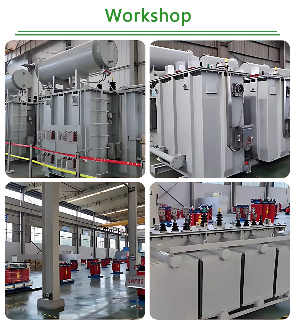 State-of-the-art production facility where the 50KVA oil immersed transformer is manufactured.