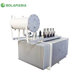 Main product view of an S13 Series oil immersed transformer designed for high-efficiency power distribution.