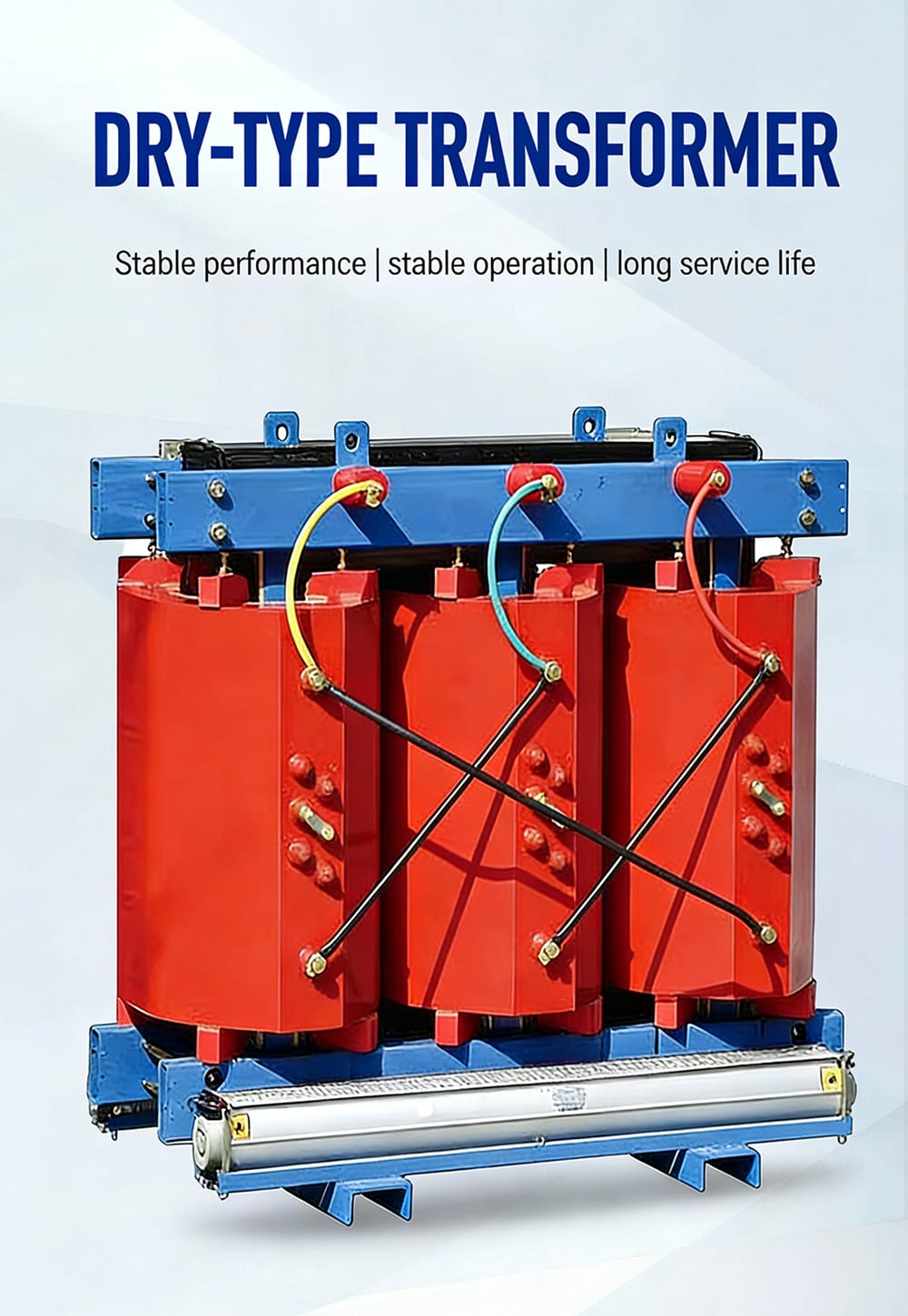 SCB12 10KV cast resin dry type power transformer with stable performance stable operation and long service life for medium voltage distribution
