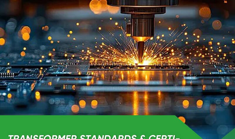 Diagram showing key transformer standards and export certifications for overseas buyers