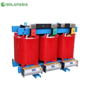 White background product image showing the SCB11 315KVA DRY transformer, a cast resin dry-type power transformer for commercial and industrial distribution.