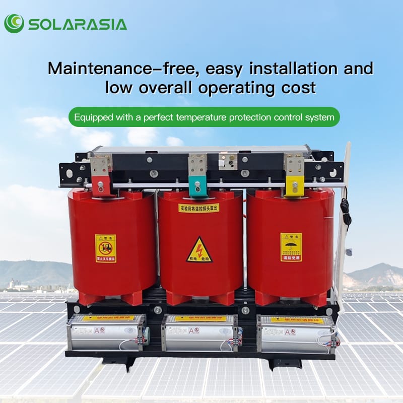 SCB12 dry type transformer maintenance-free, easy installation, temperature protection system