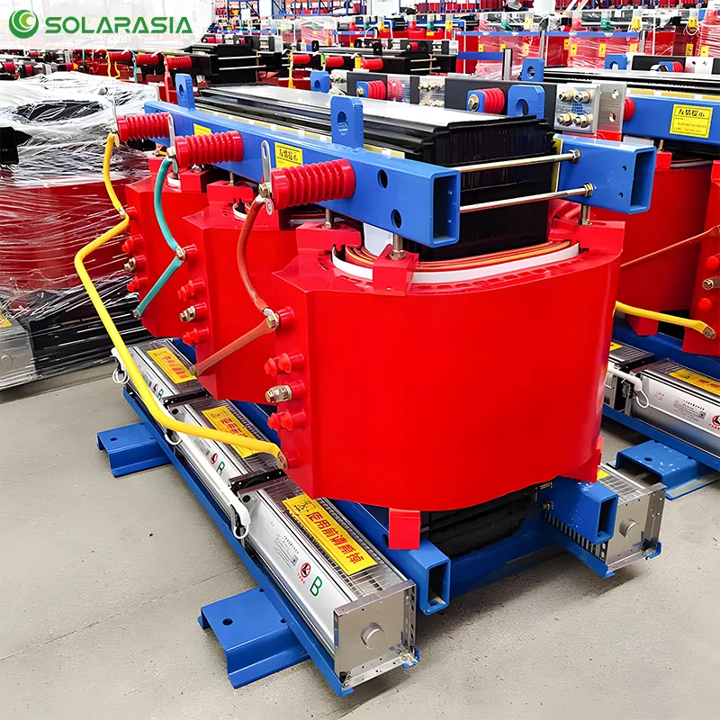 Dry type transformer 800KVA production line in factory, SCB12 model manufacturing