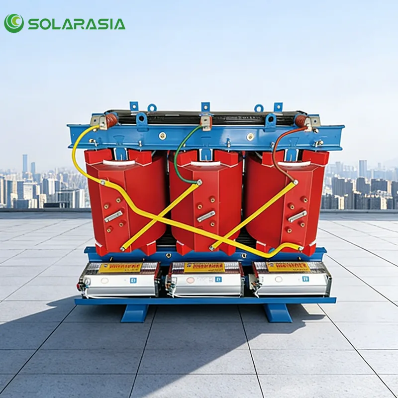 SCB12 dry type transformer installed in factory or commercial site, three-phase power solution