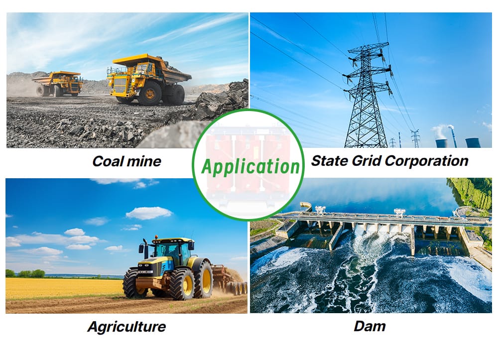 400kVA cast resin transformer used in coal mine agriculture power grid and dam projects