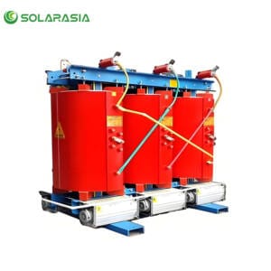 SCB13 dry type transformer with epoxy resin cast coils for three-phase power distribution