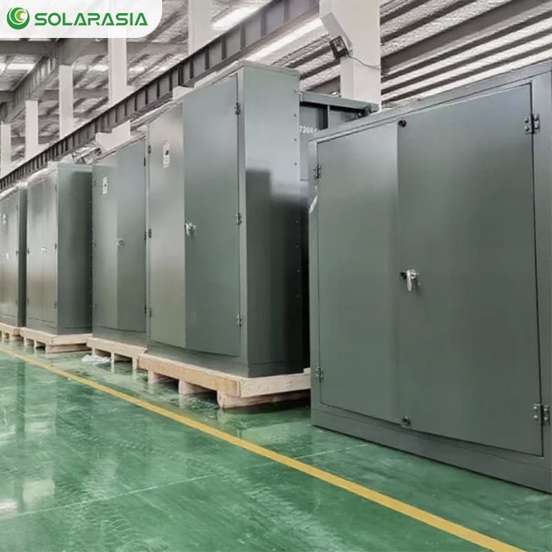 Factory production line manufacturing 1250KVA pad mounted transformer substation