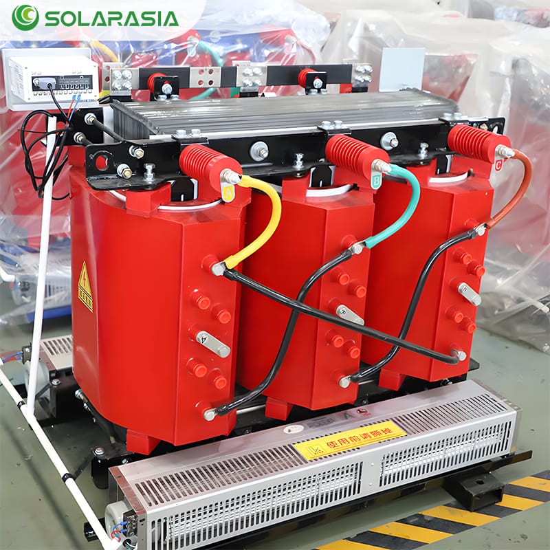 Production workshop for SCB12 1000KVA cast resin dry transformer with advanced manufacturing equipment