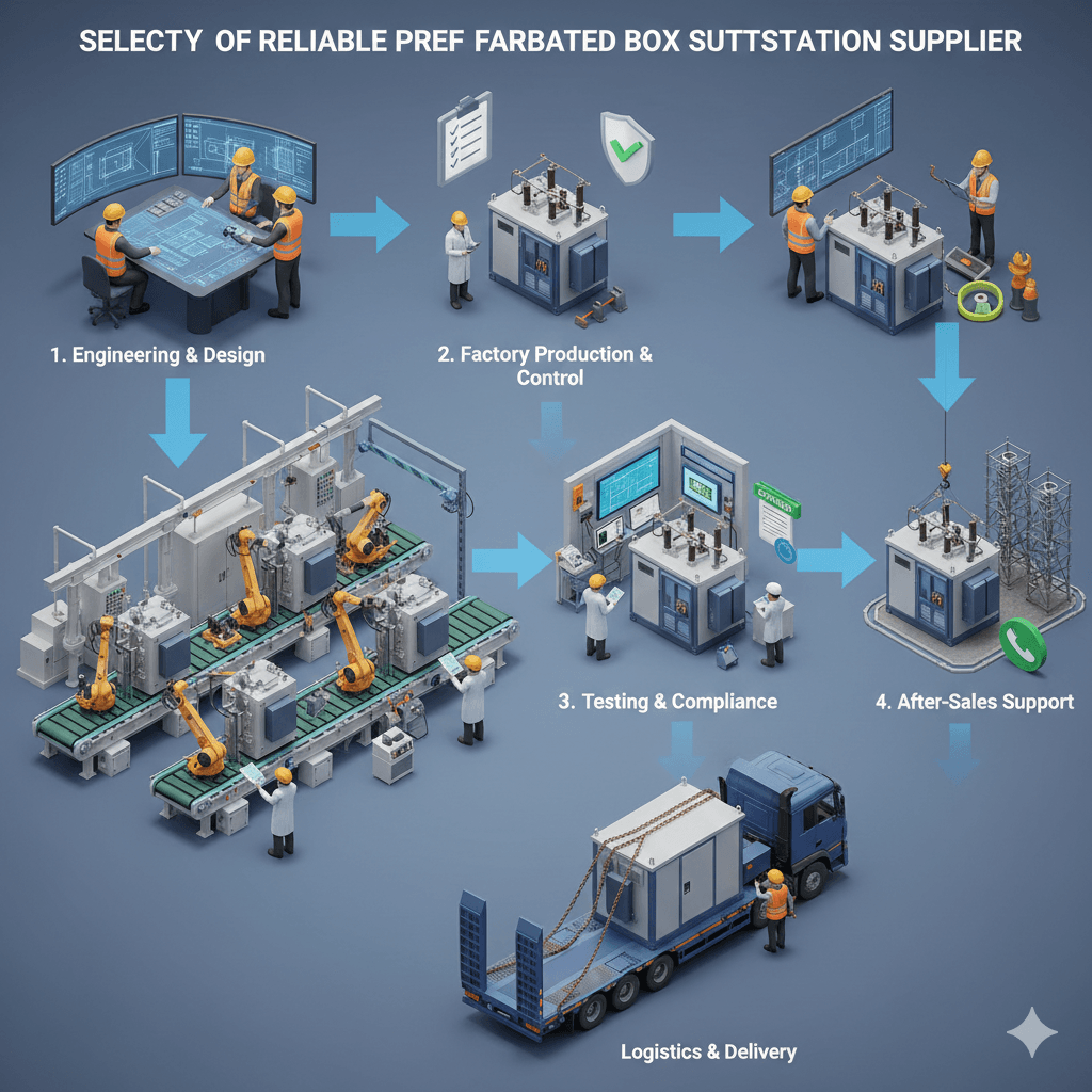 Checklist of engineering, manufacturing, and logistics criteria for selecting prefabricated box substation suppliers