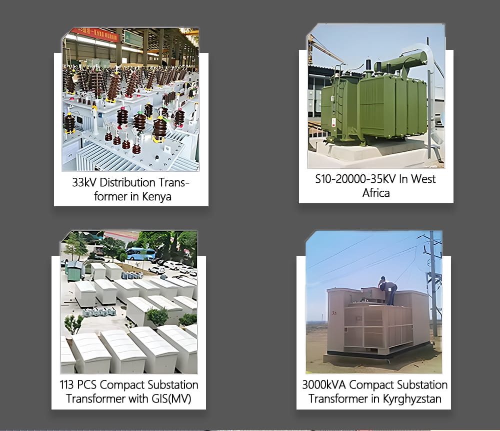 Global project cases of 35KV compact substation transformers in Africa and Central Asia