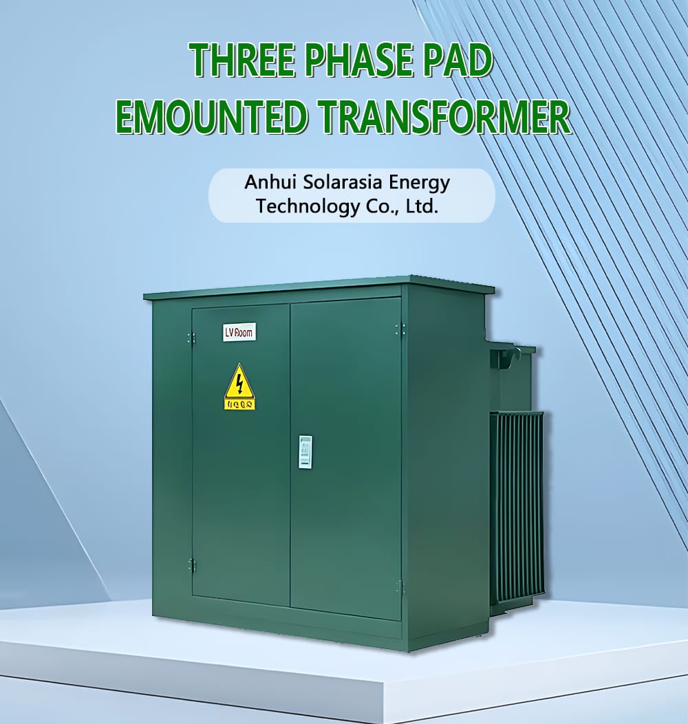 Main product image of three phase 1250KVA pad mounted transformer substation by Anhui Solarasia Energy Technology Co., Ltd.