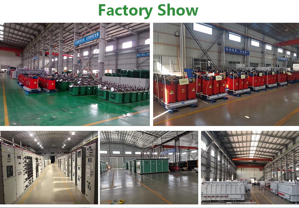 Production and assembly of 630KVA compact substation transformers at our modern factory, ensuring quality control and professional standards.