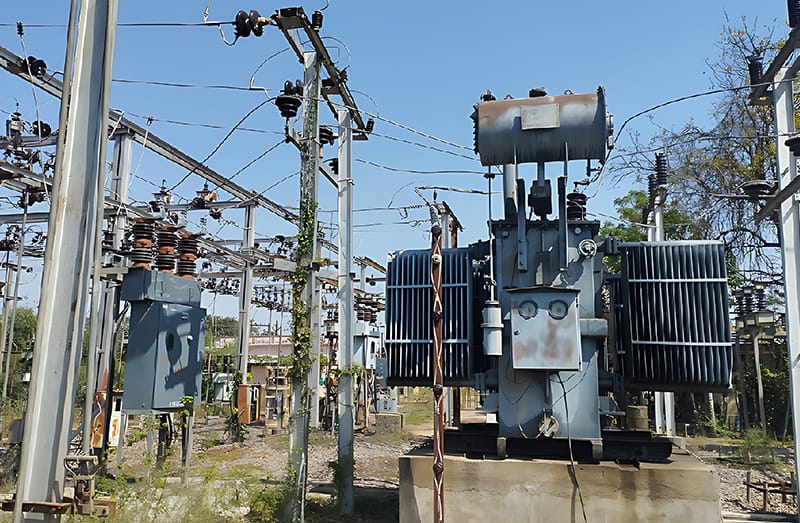 industrial power distribution layout using box-type substation