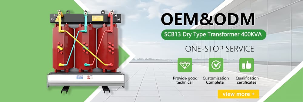 OEM SCB13 dry type 400kVA cast resin transformer with customization and qualification certificates
