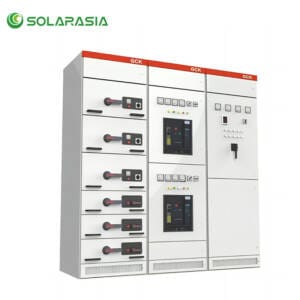 Front view of GCK low voltage switchgear cabinet used for reliable electrical power distribution in industrial and commercial systems