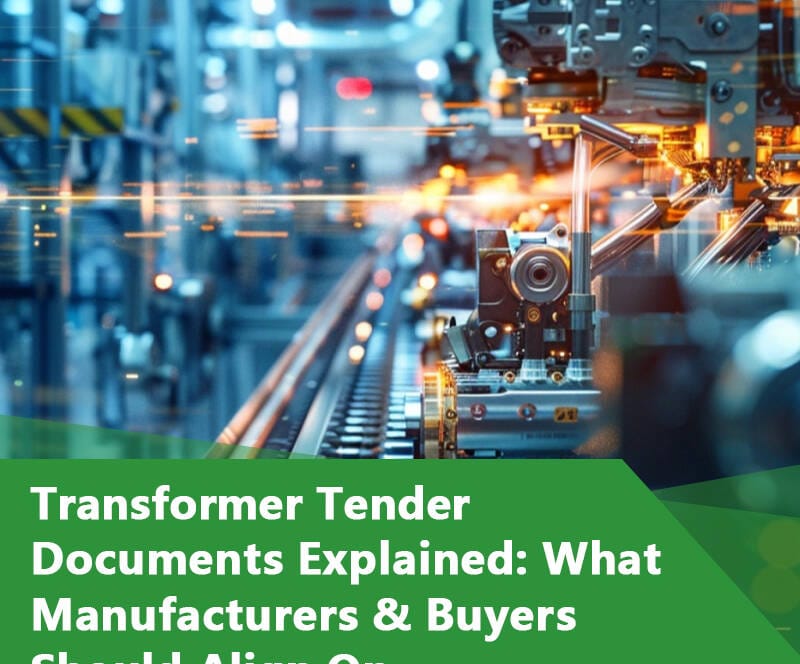 Transformer factory testing and inspection process aligned with tender document requirements
