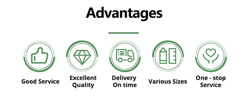Advantages of low voltage distribution switchgear including quality, delivery, multiple sizes, and one-stop service