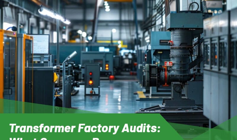 Transformer factory audit inspection inside power transformer manufacturing plant