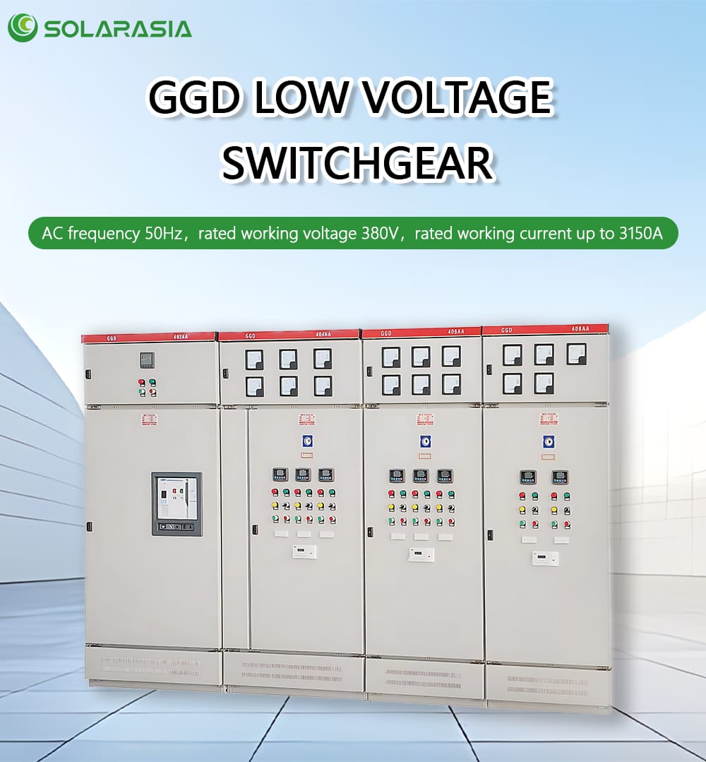 Low voltage distribution switchgear designed for 50Hz AC systems with 380V rated voltage and current up to 3150A
