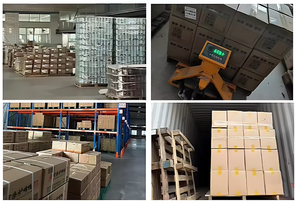 Protective packaging of low voltage distribution switchgear for safe transportation and export