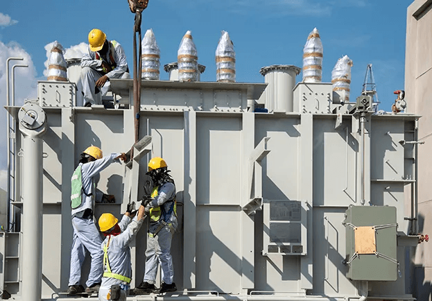 transformer maintenance inspection engineer checking equipment