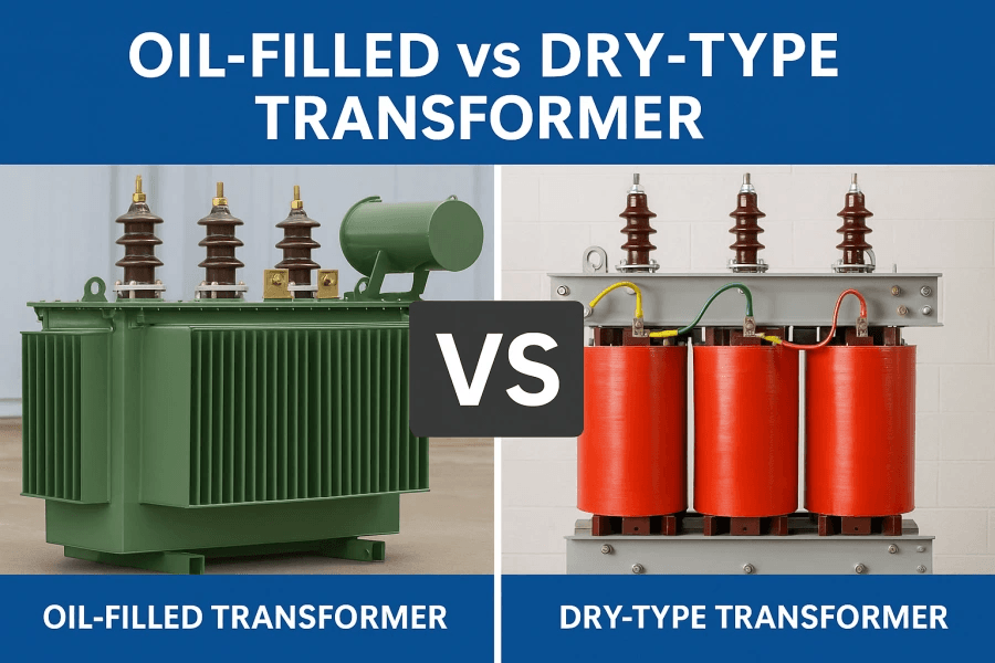 dry type vs oil immersed transformer comparison