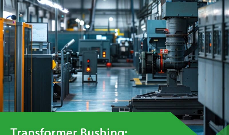 transformer bushing in high voltage power transformer for electrical insulation