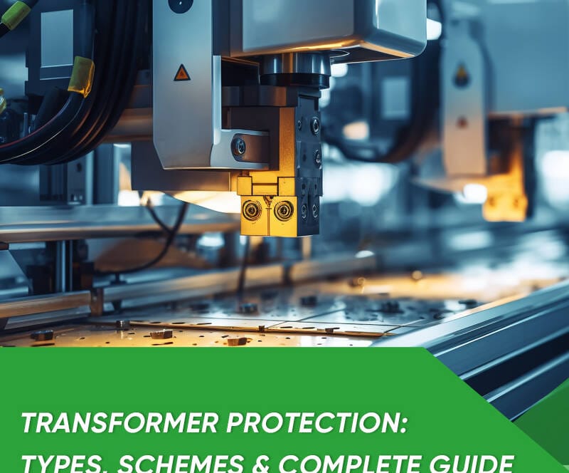 transformer protection system in power substation with protection relay